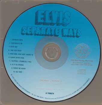 CD Elvis Presley: Separate Ways