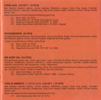 CD Embryo: Wiesbaden 1972