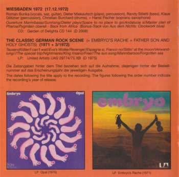 CD Embryo: Wiesbaden 1972