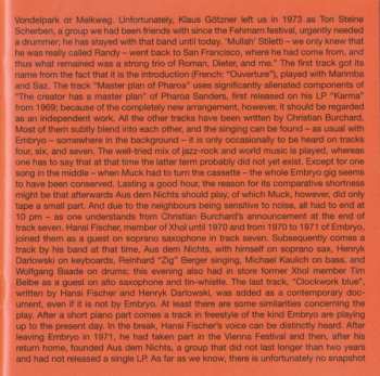 CD Embryo: Wiesbaden 1972