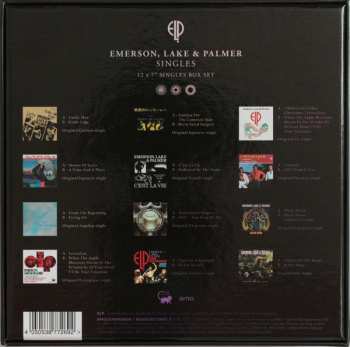 12SP/Set di cofanetti Emerson, Lake & Palmer: Singles DLX | CLR