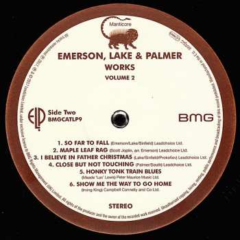 LP Emerson, Lake & Palmer: Works Volume 2