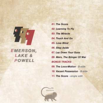 3CD/Set di cofanetti Emerson, Lake & Powell: Complete Collection