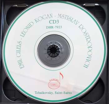 5CD/Set di cofanetti Mstislav Rostropovich: Piano Trios