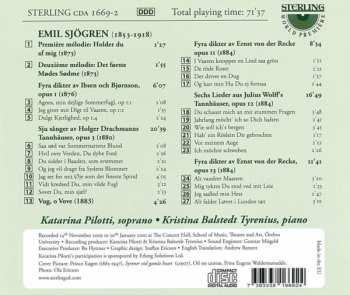 CD Emil Sjögren: Songs