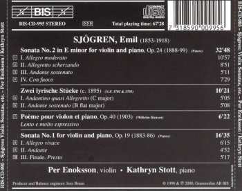 CD Kathryn Stott: Violin Sonatas No. 1 & No. 2; Zwei Lyrische Stücke; Poème