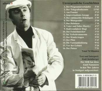 CD Emil Steinberger: Unvergessliche Geschichten