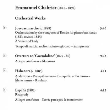 SACD L'Orchestre De La Suisse Romande: Neeme Jarvi conducts Chabrier