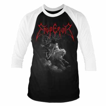 Merce Emperor: Tričko S Tříčtvrtečním Rukávem Rider (black/white) S