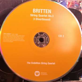 2CD Endellion String Quartet: Britten String Quartest 1-3 - 3 Divertimenti