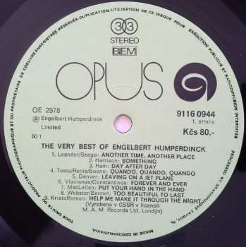 LP Engelbert Humperdinck: The Very Best Of Engelbert Humperdinck