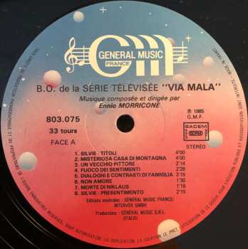 LP Ennio Morricone: Bande Originale De La Série Télévisée - Via Mala