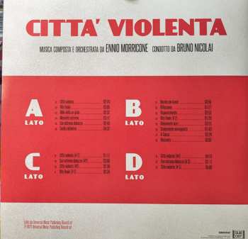 2LP Ennio Morricone: Città Violenta LTD | CLR