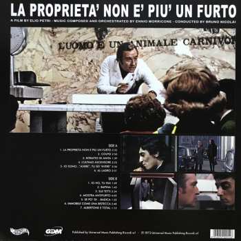 LP Ennio Morricone: La Proprieta' Non E' Piu' Un Furto (Colonna Sonora Originale Del Film)