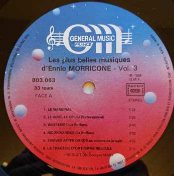 LP Ennio Morricone: Les Plus Belles Musiques D'Ennio Morricone Vol. 3