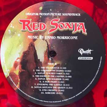 LP Ennio Morricone: Red Sonja (Original Motion Picture Soundtrack) CLR | LTD