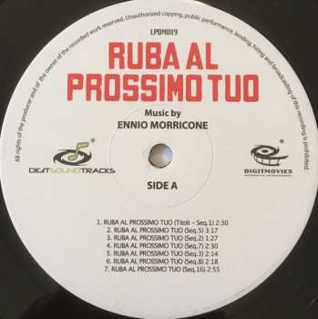 LP Ennio Morricone: Ruba Al Prossimo Tuo (Original Motion Picture Soundtrack)