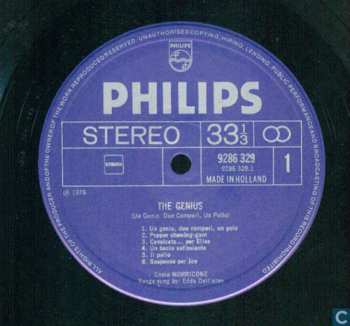 LP Ennio Morricone: The Genius (Un Genio, Due Compari, Un Pollo)