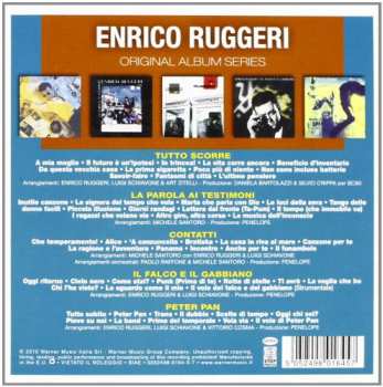 5CD/Set di cofanetti Enrico Ruggeri: Original Album Series