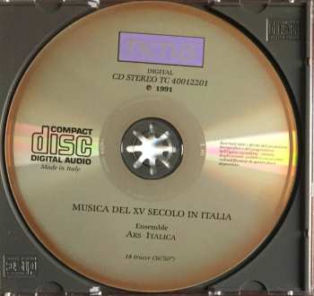 CD Ensemble Ars Italica: Musica Del XV Secolo In Italia