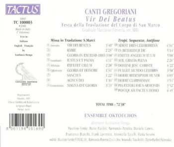 CD Ensemble Oktoechos: Canti Gregoriani: Vir Dei Beatus