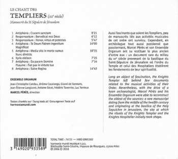 CD Ensemble Organum: Le Chant Des Templiers DIGI