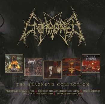 4CD/Set di cofanetti Enthroned: The Blackend Years