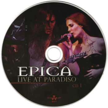 2CD/Blu-ray Epica: Live At Paradiso