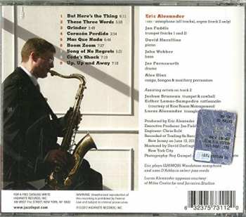 CD Eric Alexander: Song Of No Regrets
