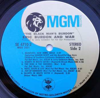 2LP Eric Burdon & War: The Black-Man's Burdon