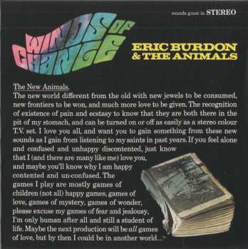 5CD/Set di cofanetti Eric Burdon & The Animals: When I Was Young (The MGM Recordings 1967-1968)