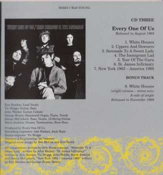 5CD/Set di cofanetti Eric Burdon & The Animals: When I Was Young (The MGM Recordings 1967-1968)