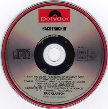 2CD Eric Clapton: Backtrackin' (22 Tracks Spanning The Career Of A Rock Legend)