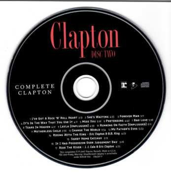 2CD Eric Clapton: Complete Clapton