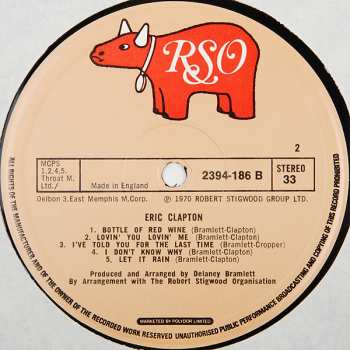 LP Eric Clapton: Eric Clapton