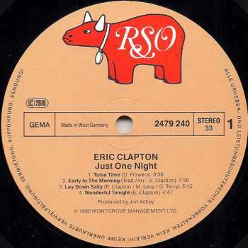 2LP Eric Clapton: Just One Night