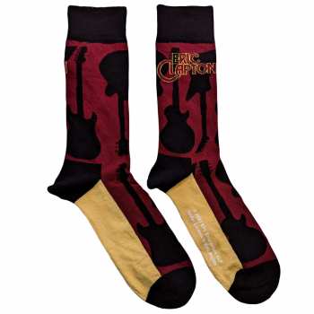 Merce Eric Clapton: Eric Clapton Unisex Ankle Socks: Guitars (uk Size 7 - 11) 40 - 45