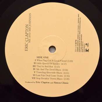 LP Eric Clapton: Me And Mr Johnson