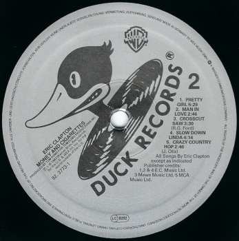 LP Eric Clapton: Money And Cigarettes