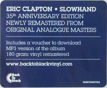 LP Eric Clapton: Slowhand