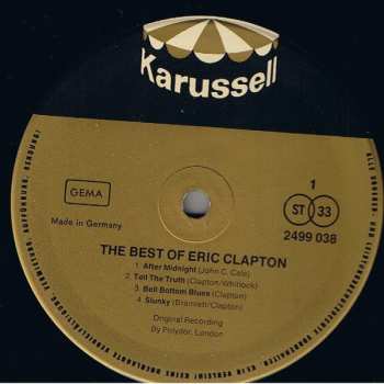 LP Eric Clapton: The Best Of Eric Clapton