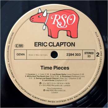 LP Eric Clapton: Time Pieces - The Best Of Eric Clapton