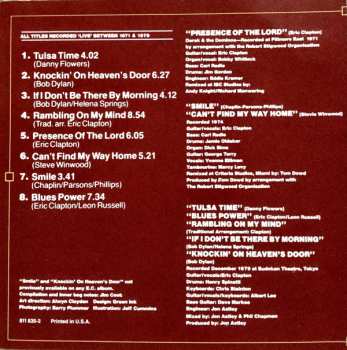 CD Eric Clapton: Timepieces Vol. II - 'Live' In The Seventies