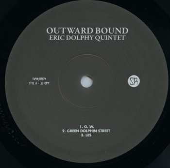 LP Eric Dolphy Quintet: Outward Bound