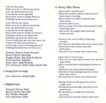 CD Eric Johnson: Ah Via Musicom