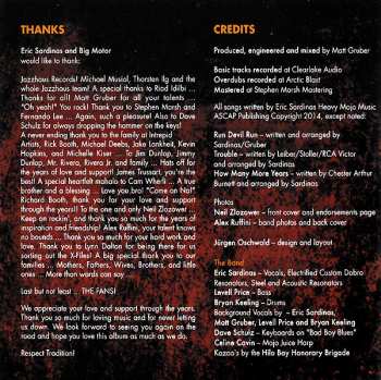 CD Eric Sardinas And Big Motor: Boomerang