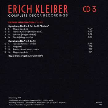 15CD/Set di cofanetti Erich Kleiber: Complete Decca Recordings LTD