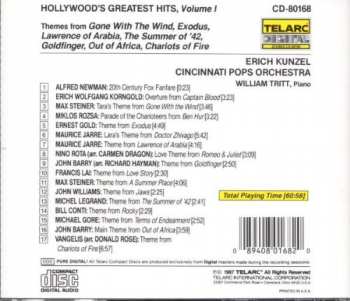 CD Erich Kunzel: Hollywood's Greatest Hits, Vol. 1