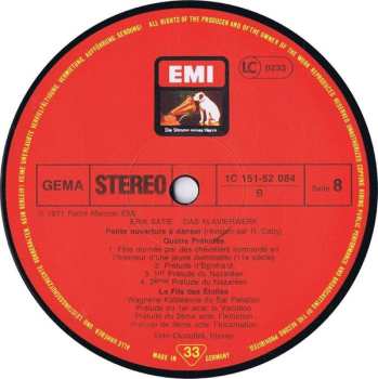 6LP/Set di cofanetti Erik Satie: Das Klavierwerk