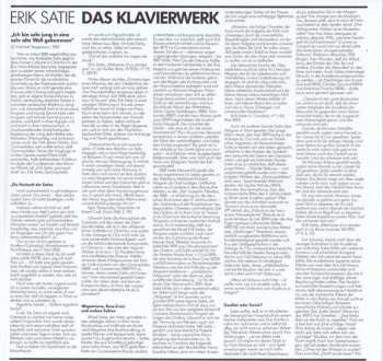 6LP/Set di cofanetti Erik Satie: Das Klavierwerk